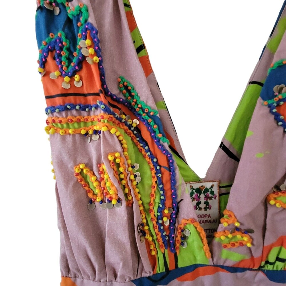 Anthropologie Roompa PERMARAJUA‎ Nenma Dress Midi MEDIUM NWT - Picture 8 of 9